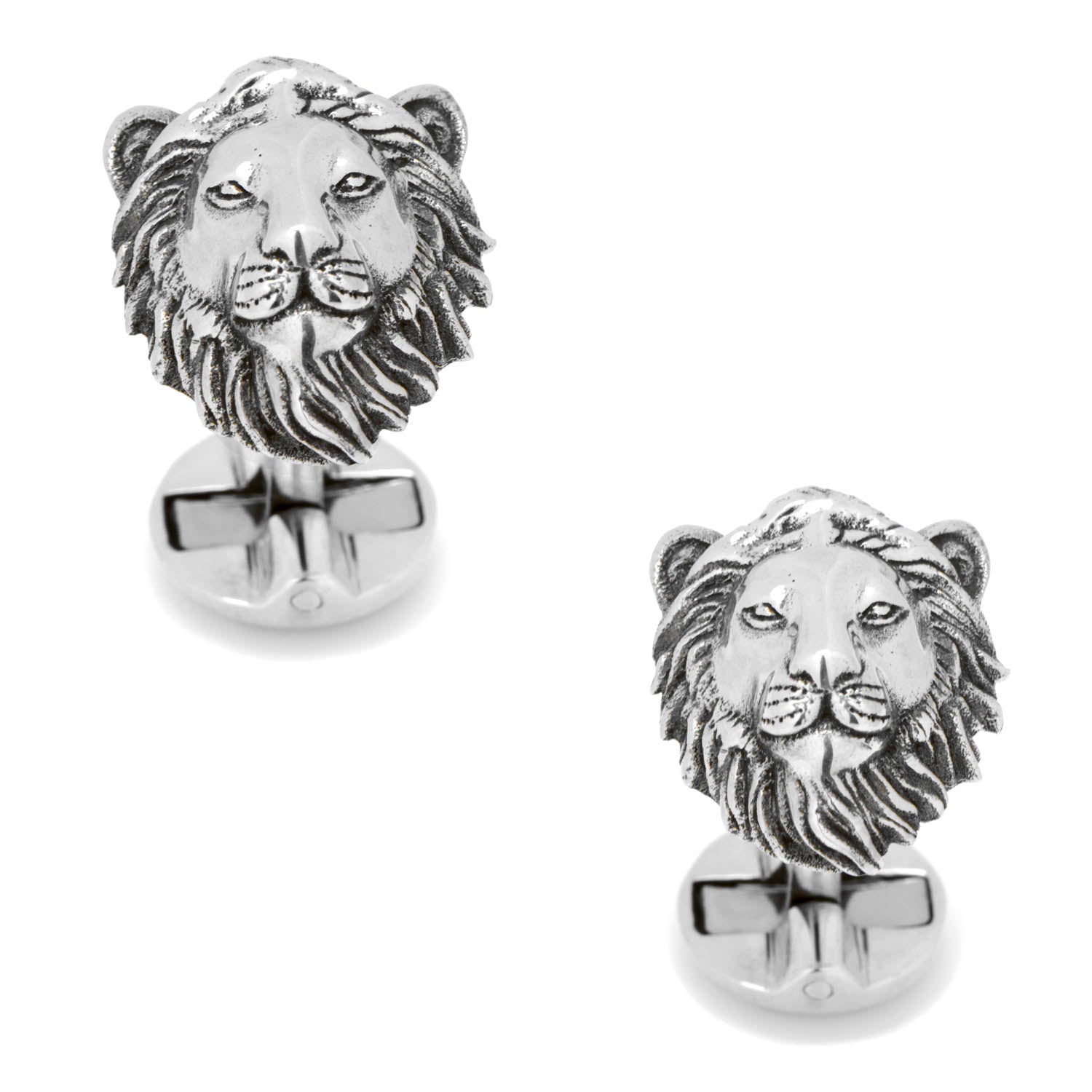 Sterling Lion Head Cufflinks - My Men's Shop