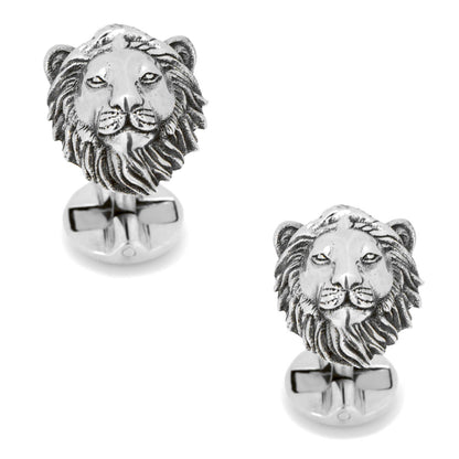 Sterling Lion Head Cufflinks - My Men's Shop
