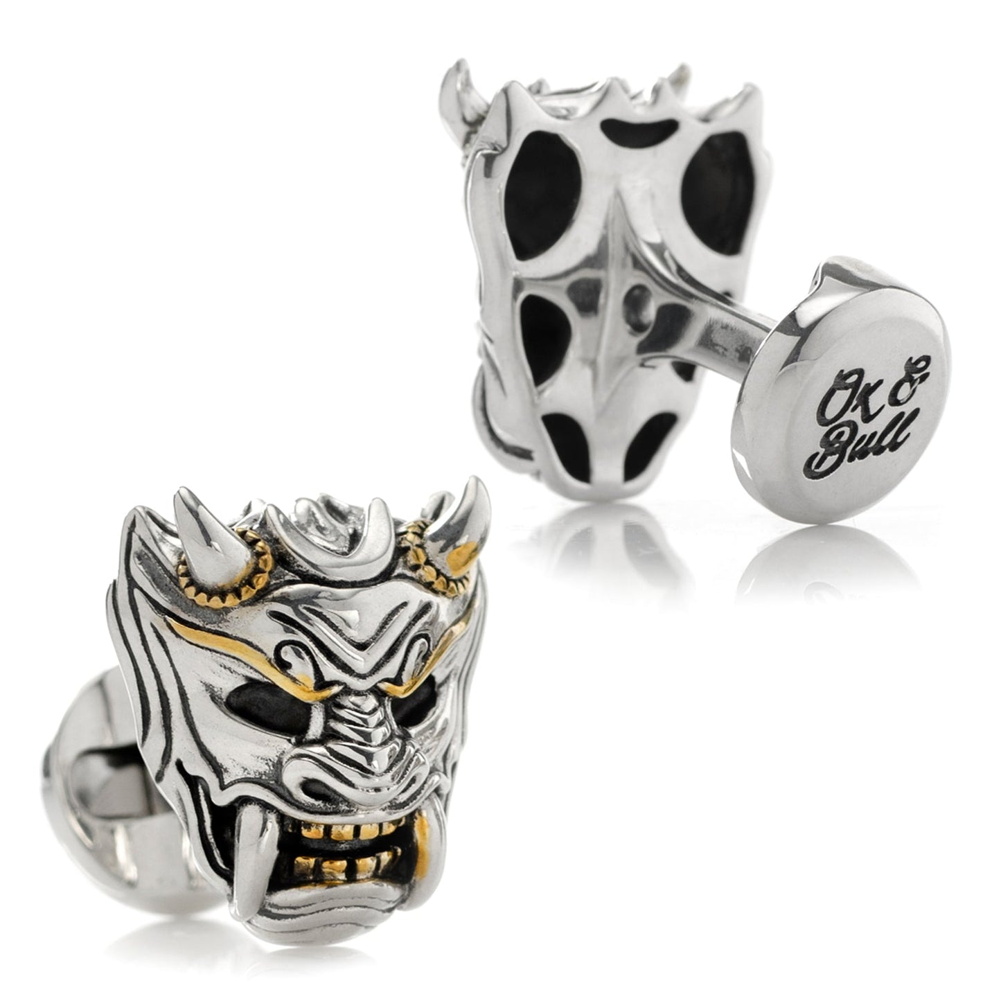 Samurai Mask Cufflinks - My Men's Shop