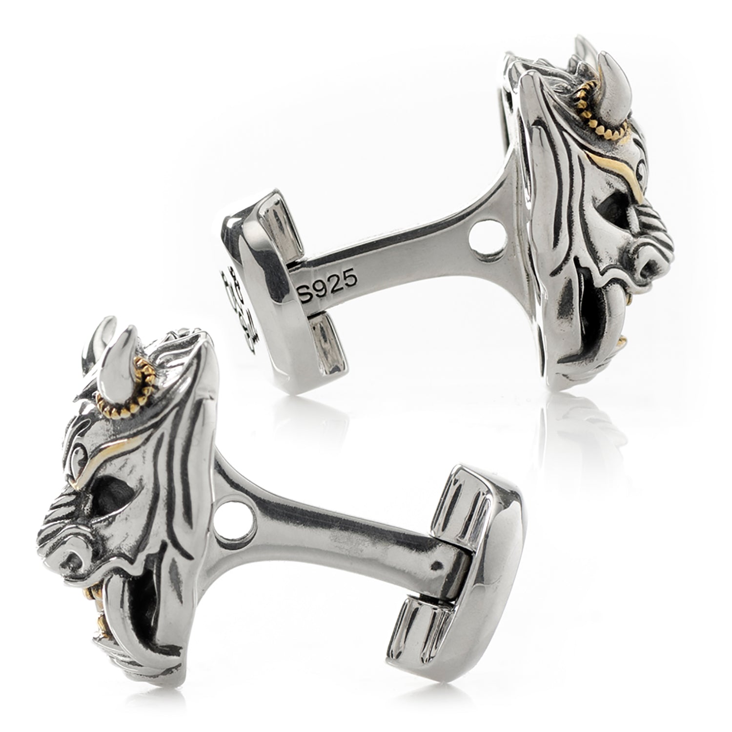 Samurai Mask Cufflinks - My Men's Shop