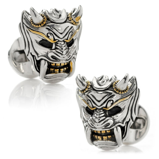 Samurai Mask Cufflinks - My Men's Shop