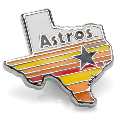 MLB Houston Astros Tequila Sunrise Lapel Pin - My Men's Shop