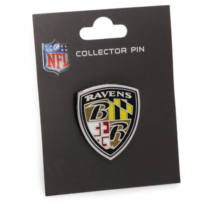 NFL Baltimore Ravens Shield Lapel Pin - My Men's Shop