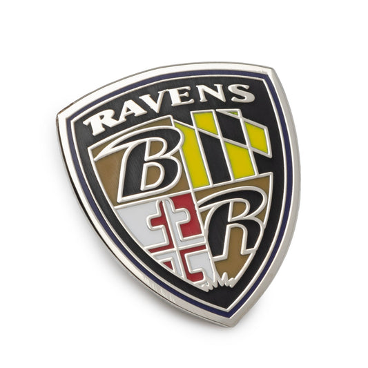 Pin de solapa del escudo de los Baltimore Ravens de la NFL