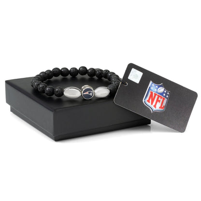 NFL New England Patriots Beaded Bracelet