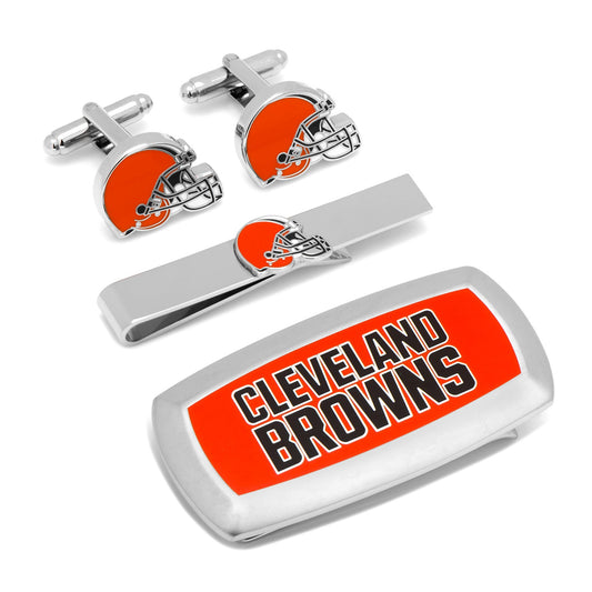 NFL Cleveland Browns Juego de regalo de 3 piezas con cojines