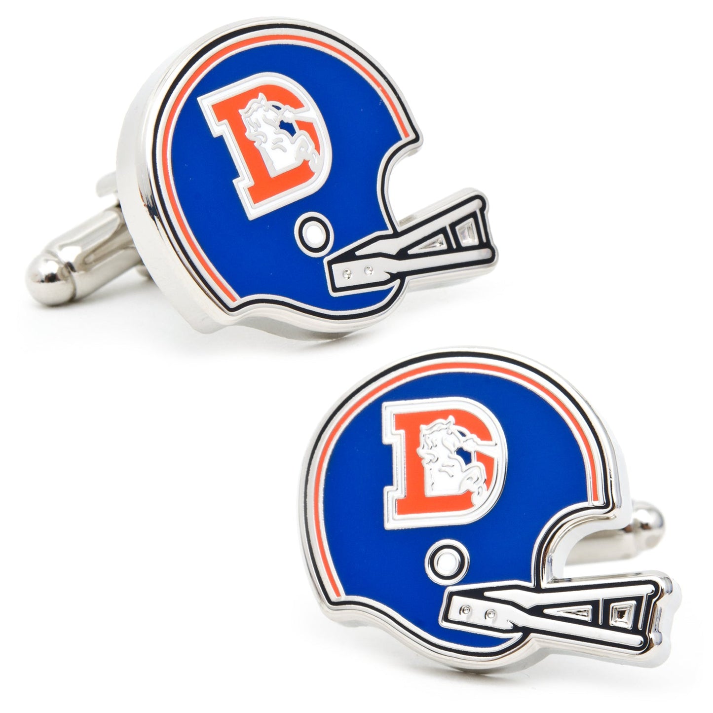 Gemelos de casco retro NFL Denver Broncos
