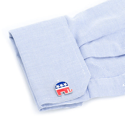 Republican Elephant Cufflinks - My Men's Shop