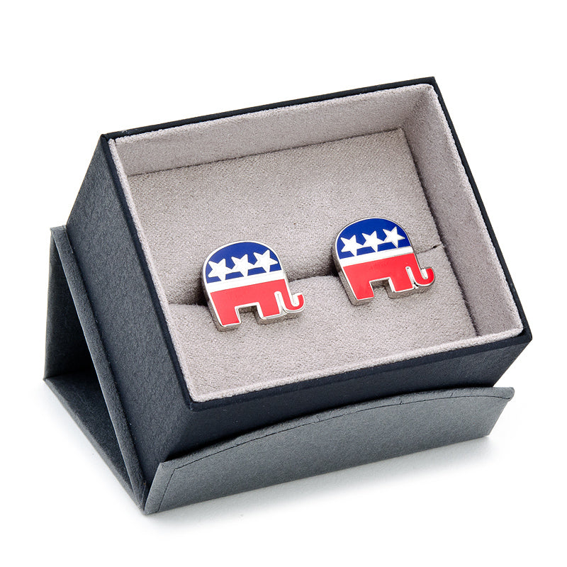 Republican Elephant Cufflinks - My Men's Shop