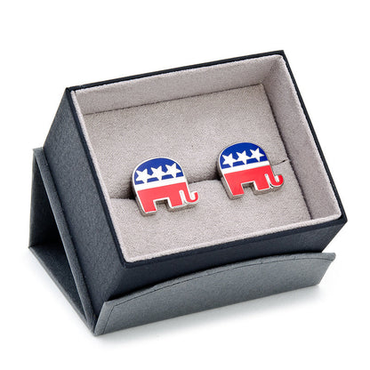 Republican Elephant Cufflinks - My Men's Shop