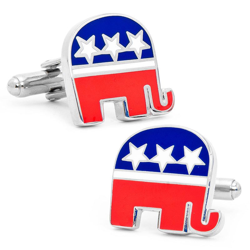 Republican Elephant Cufflinks - My Men's Shop