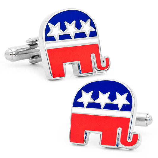 Republican Elephant Cufflinks - My Men's Shop