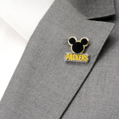 NFL Green Bay Packers & Mickey Lapel Pin - My Men's Shop