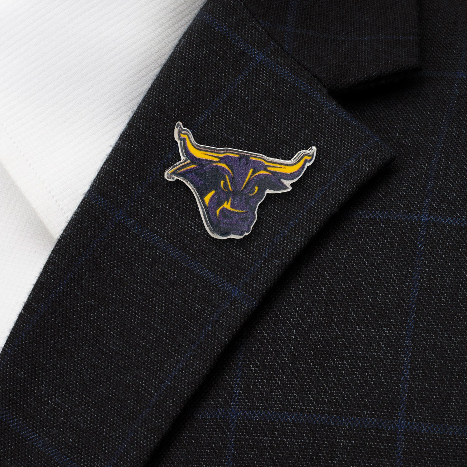 NCAA Mankato State Stomper Mascot Lapel Pin - My Men's Shop