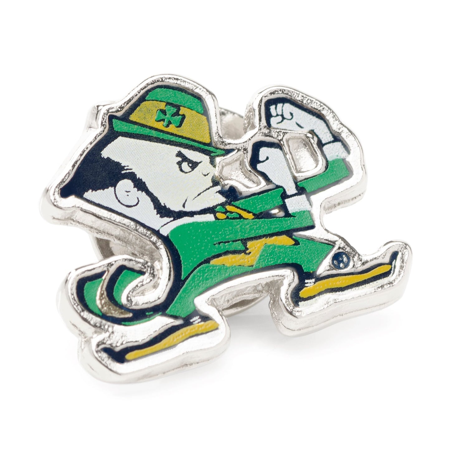 NCAA Notre Dame University Fighting Leprechaun Lapel Pin - My Men's Shop