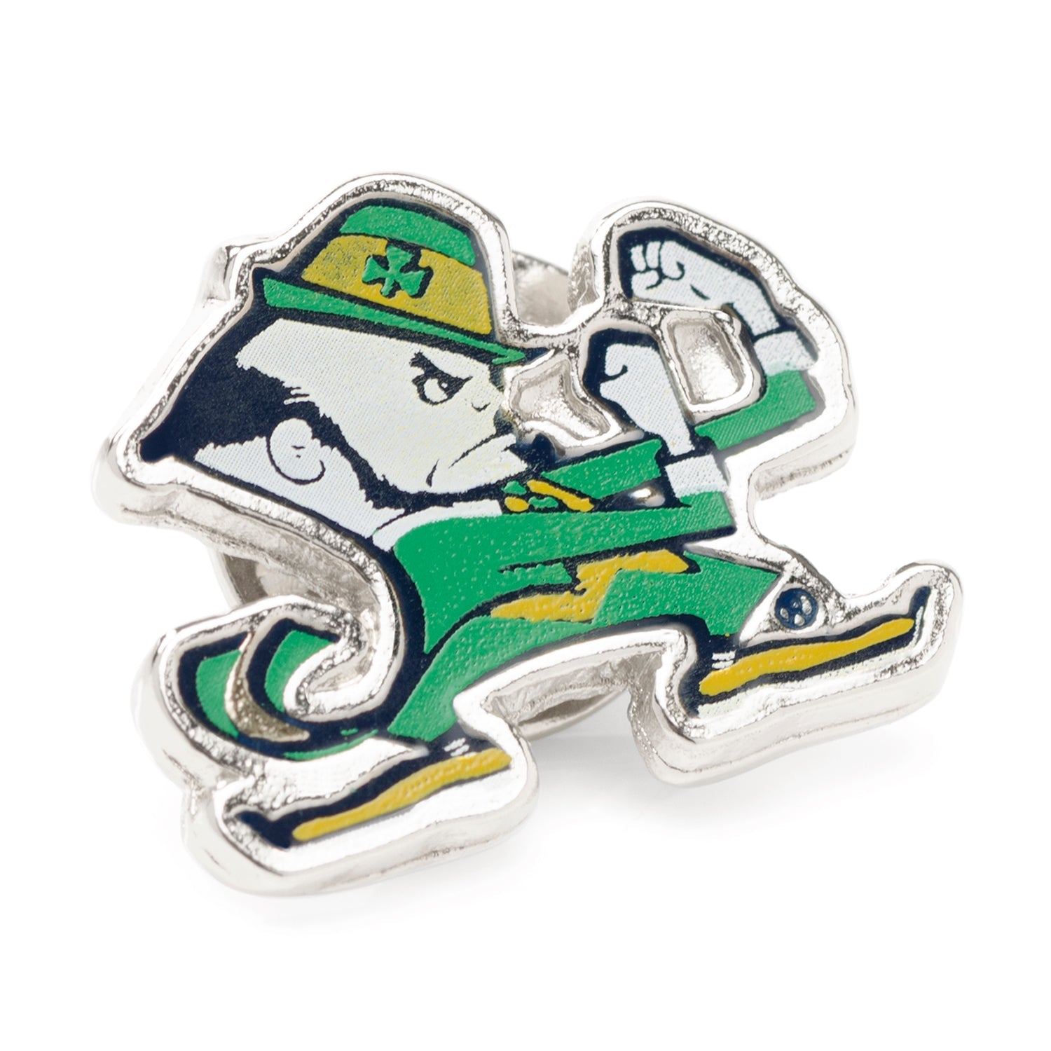 NCAA Notre Dame University Fighting Leprechaun Lapel Pin - My Men's Shop