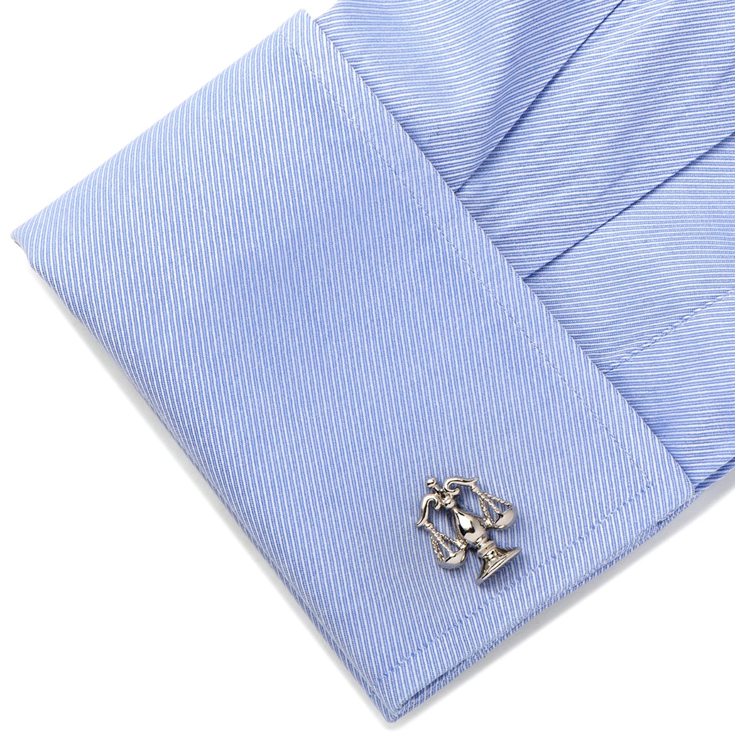 Silver Scales of Justice Cufflinks - My Men's Shop