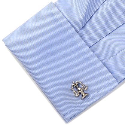Silver Scales of Justice Cufflinks - My Men's Shop