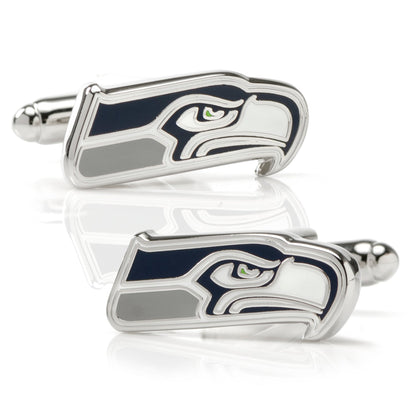 NFL Seattle Seahawks Cufflinks and Tie Bar Gift Set - My Men's Shop