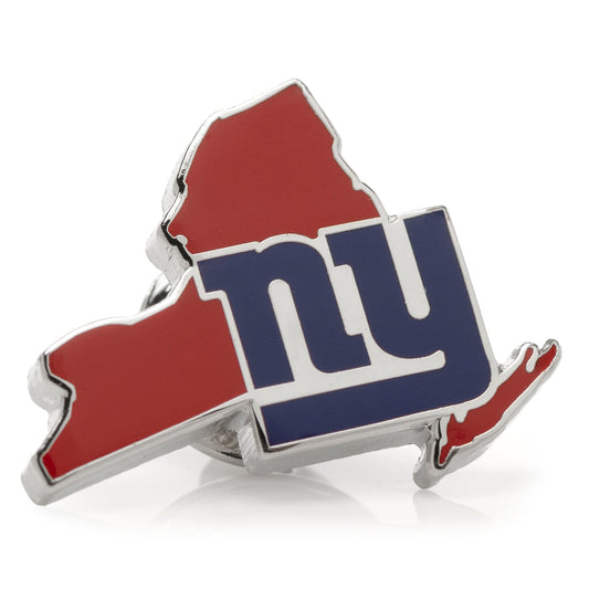 NFL New York Giants State Shaped Lapel Pin - My Men's Shop