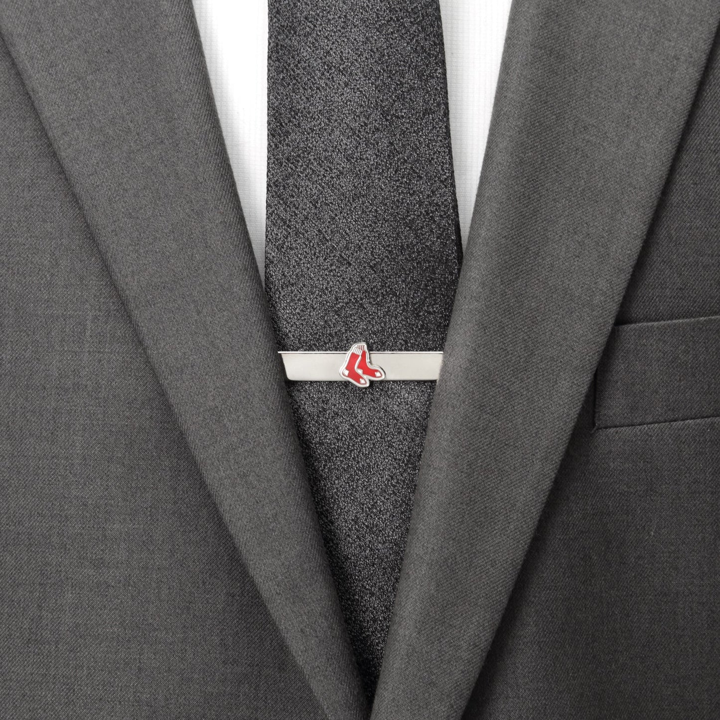 Set de regalo de gemelos y pasador de corbata de los MLB Boston Red Sox
