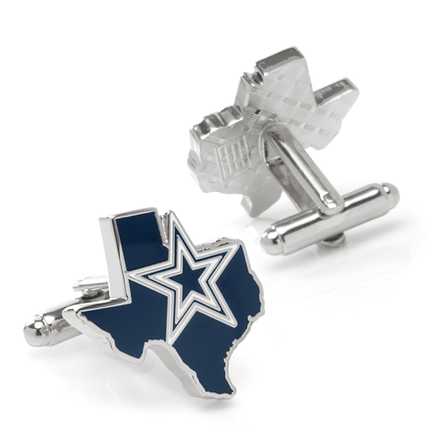 Gemelos con forma del estado de los Dallas Cowboys de la NFL