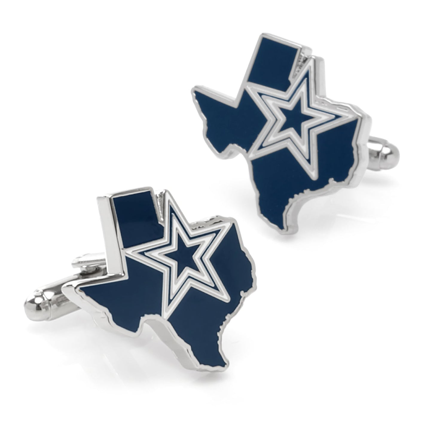 Gemelos con forma del estado de los Dallas Cowboys de la NFL