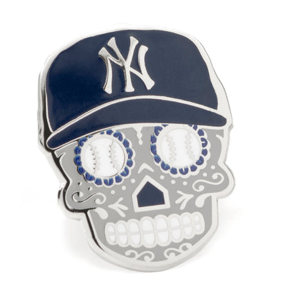MLB New York Yankees Sugar Skull Lapel Pin - My Men's Shop