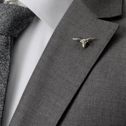 Longhorn Steer Lapel Pin - My Men's Shop