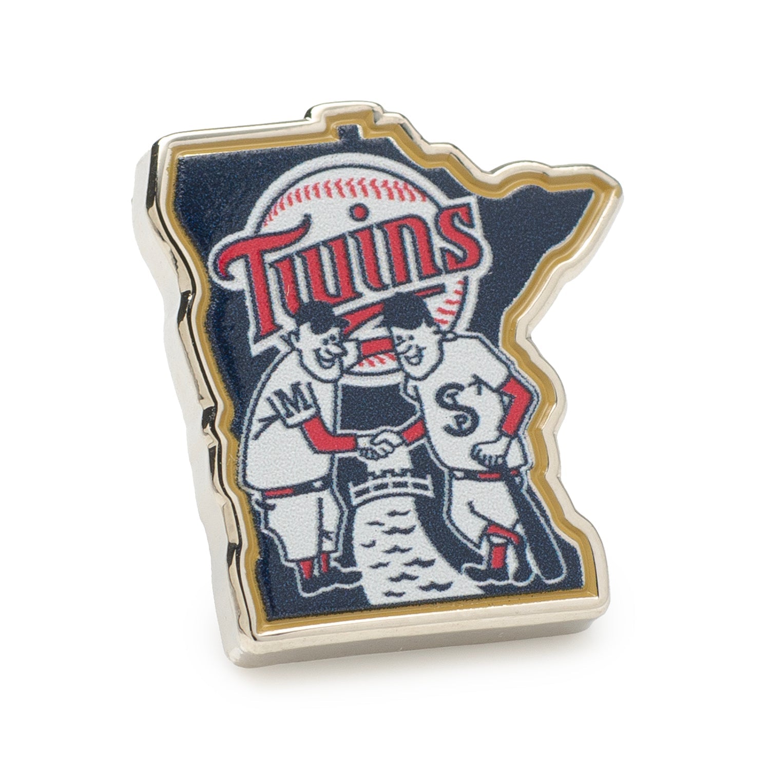 MLB Minnesota Twins Minnie & Paul Lapel Pin - My Men's Shop