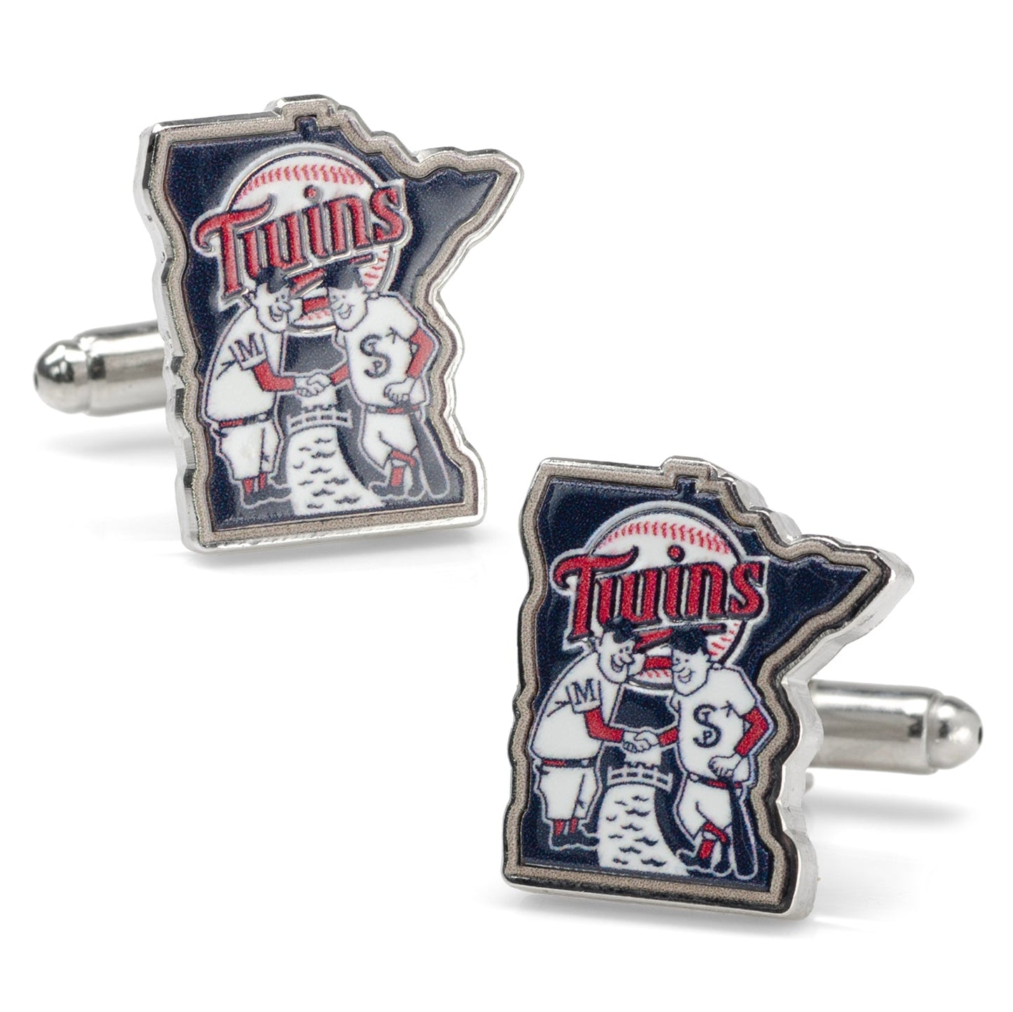Mancuernillas MLB Minnesota Twins Minnie & Paul
