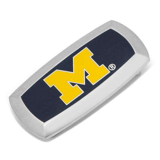 NCAA Universidad de Michigan Wolverines Pinza para Billetes Acolchada