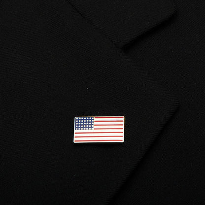 Pin de solapa con la bandera estadounidense