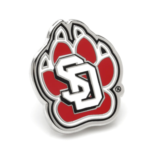 Pin de solapa de la Universidad de Dakota del Sur de la NCAA