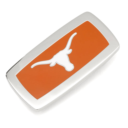 NCAA Monedero con pinza y cojín de los Texas Longhorns