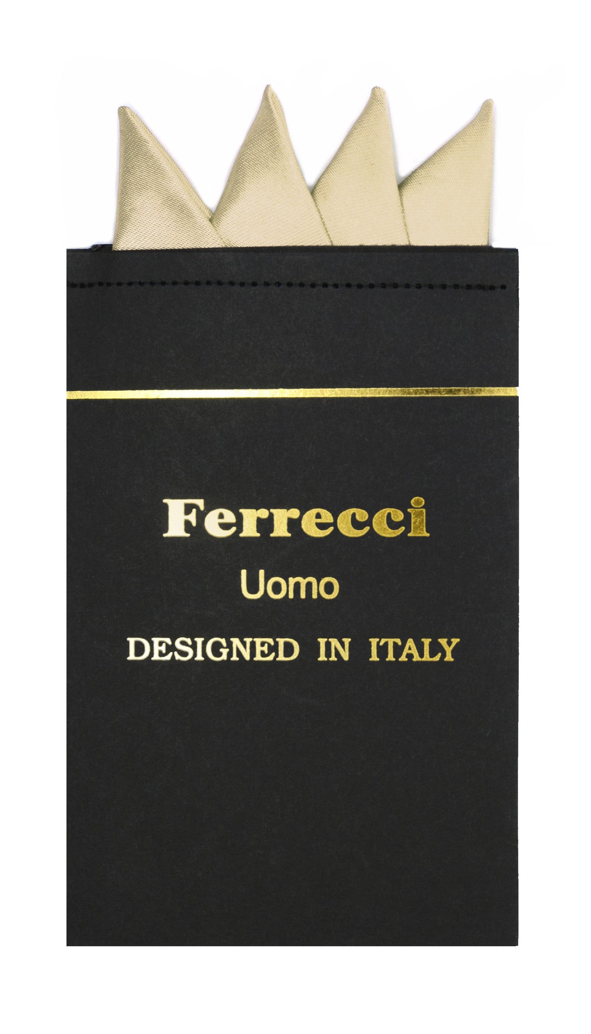Pre-Folded Microfiber Cream Handkerchief Pocket Square