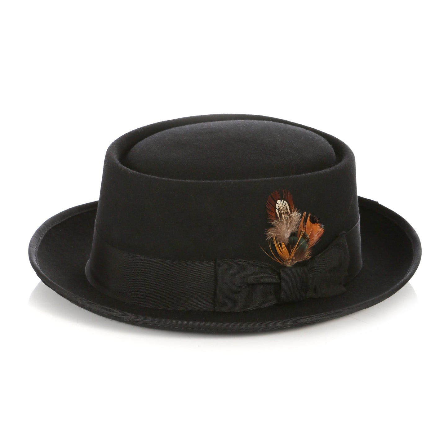 CHARCOAL Wool Pork Pie Hat