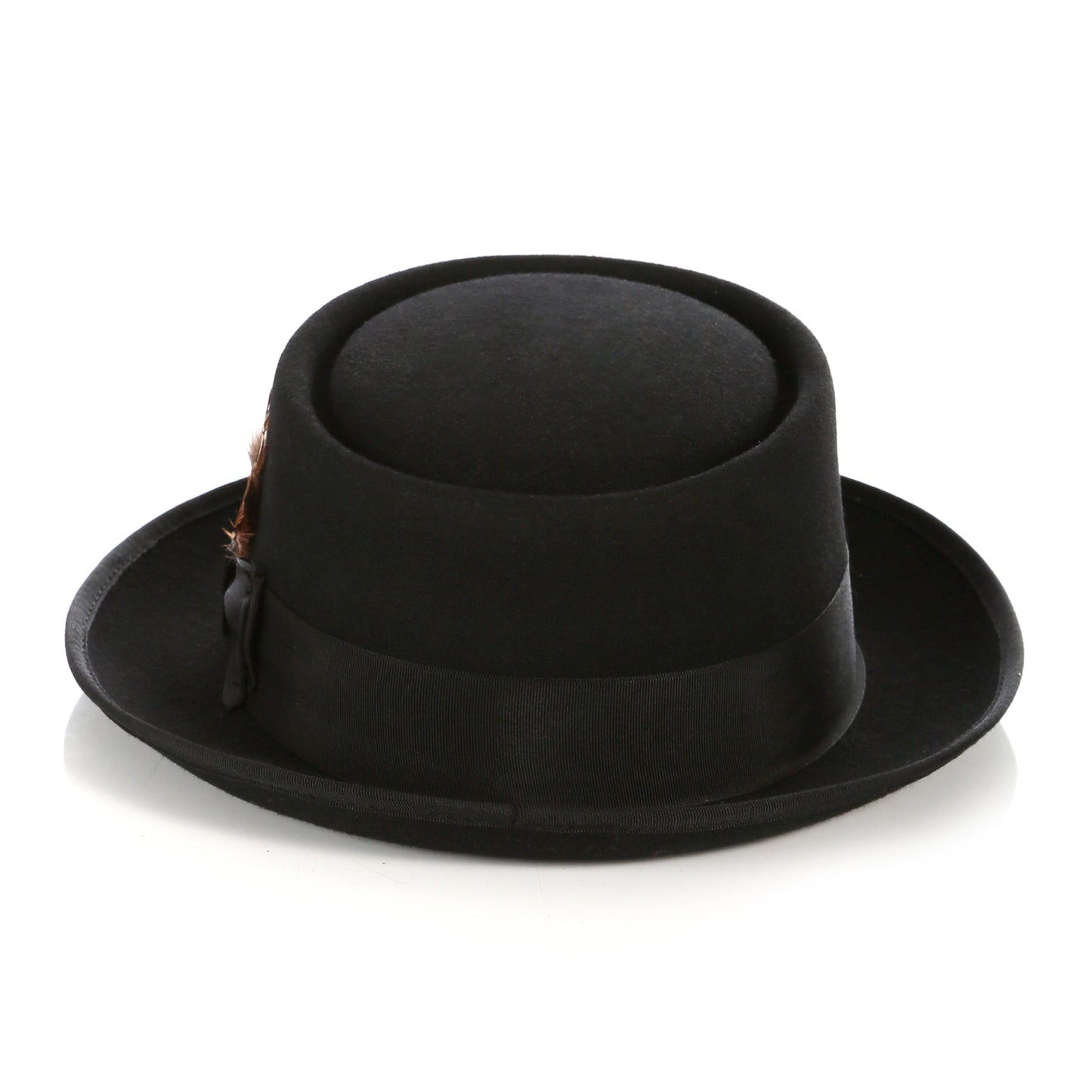 CHARCOAL Wool Pork Pie Hat