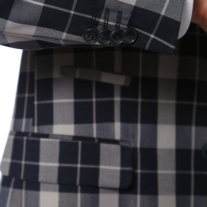 The Preston Plaid Check Slim Fit Mens Blazer