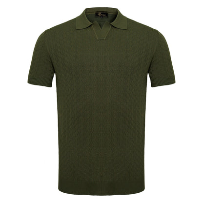 Elevare Knit Polo ARMY GREEN
