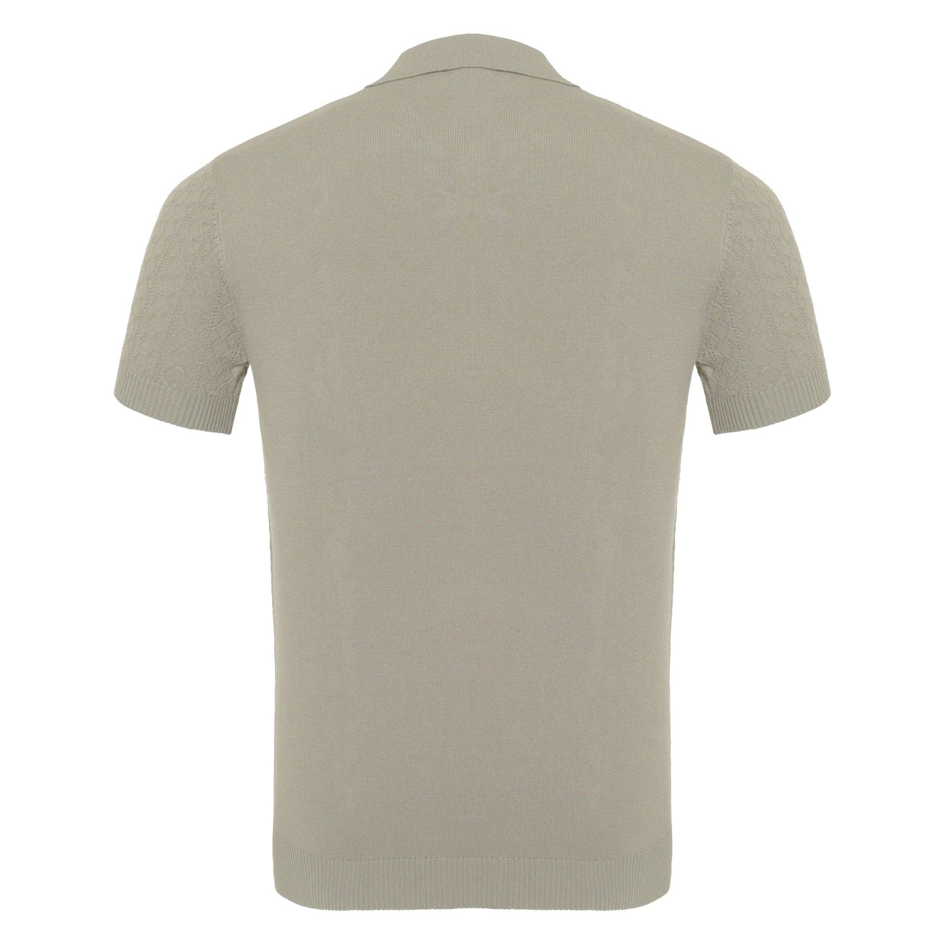 Elevare Knit Polo WHITE - My Men's Shop
