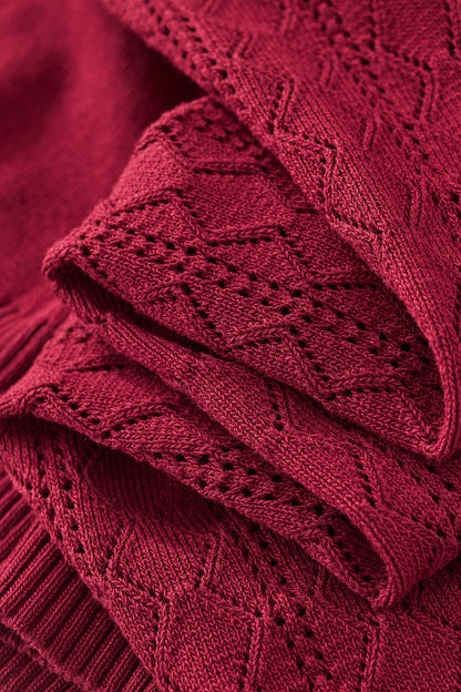 Elevare Knit Polo RED