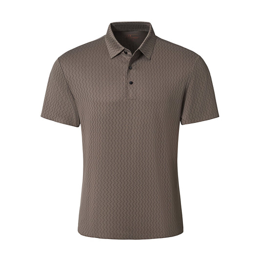 Waveform Tech Men's Polo Brown - My Men's Shop