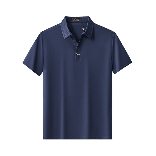 Stride Contrast Collar Polo NAVY - My Men's Shop
