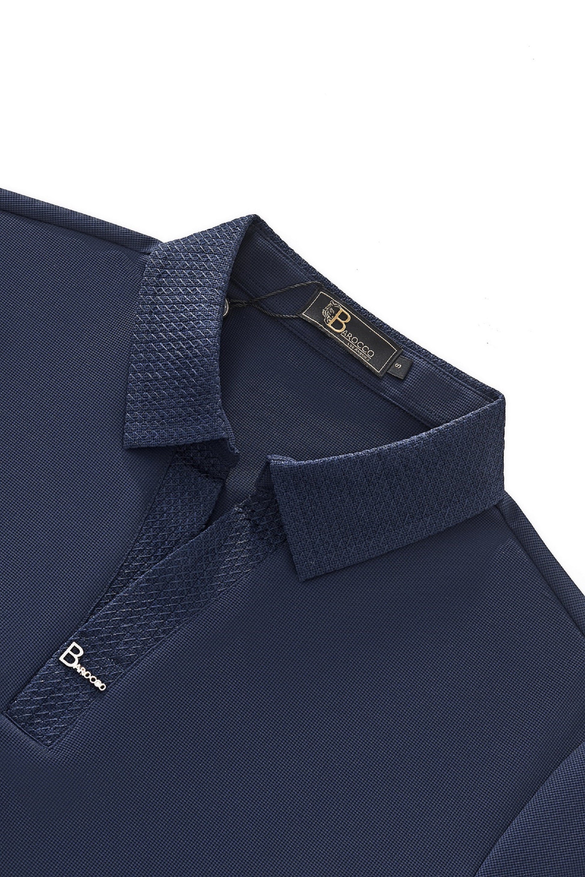 Stride Contrast Collar Polo NAVY - My Men's Shop