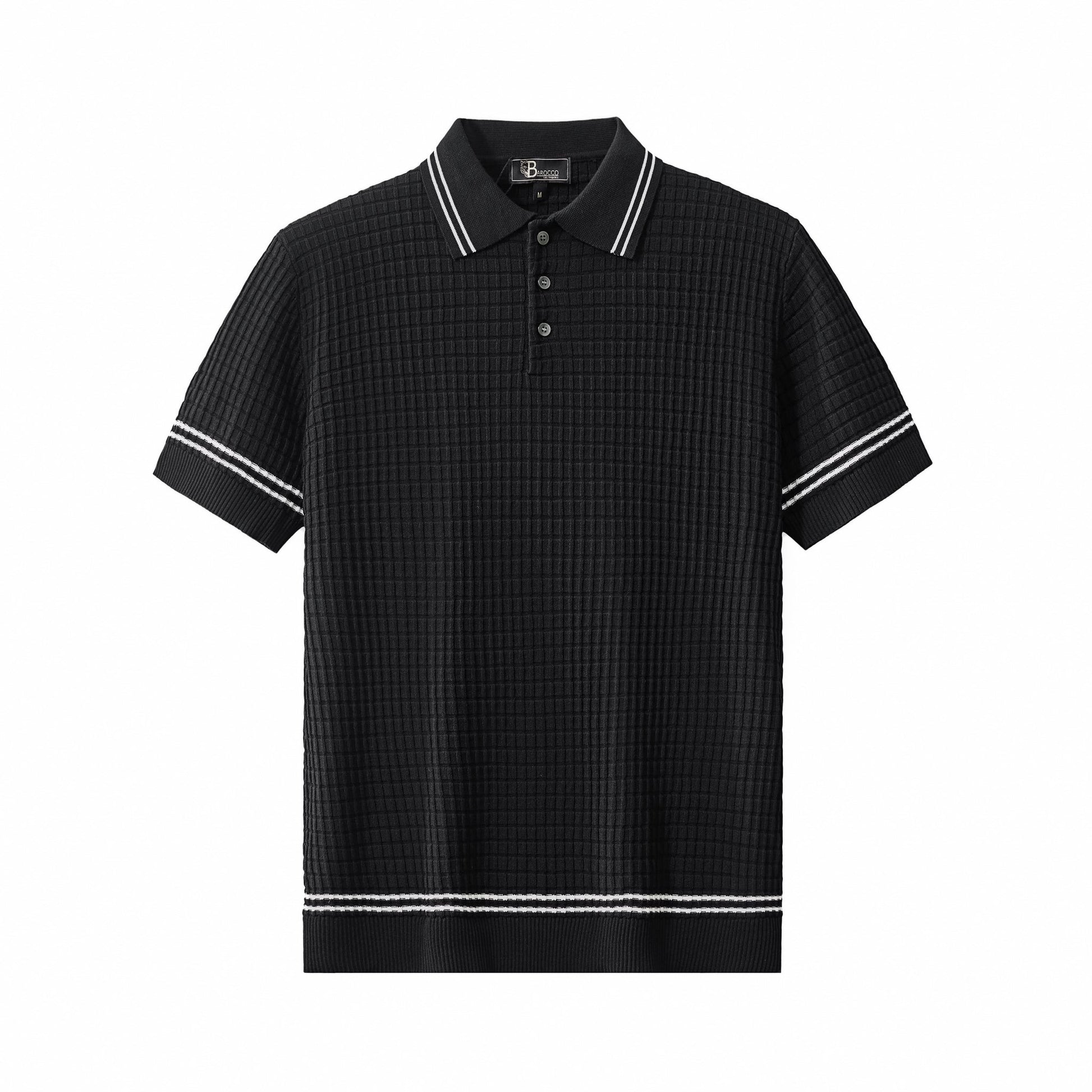 Refined Motion Polo BLACK - My Men's Shop