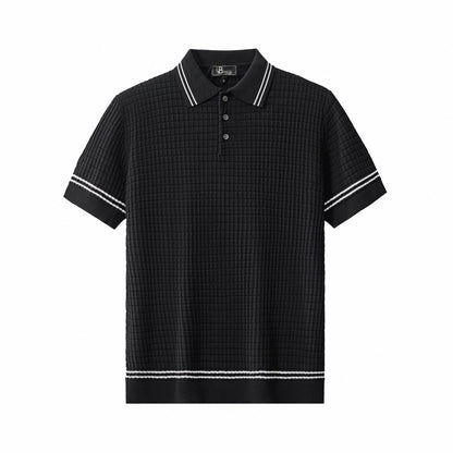 Refined Motion Polo BLACK - My Men's Shop