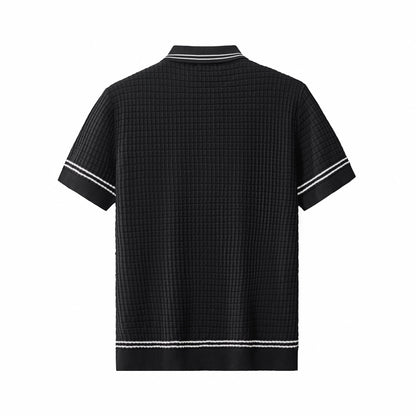 Refined Motion Polo BLACK - My Men's Shop