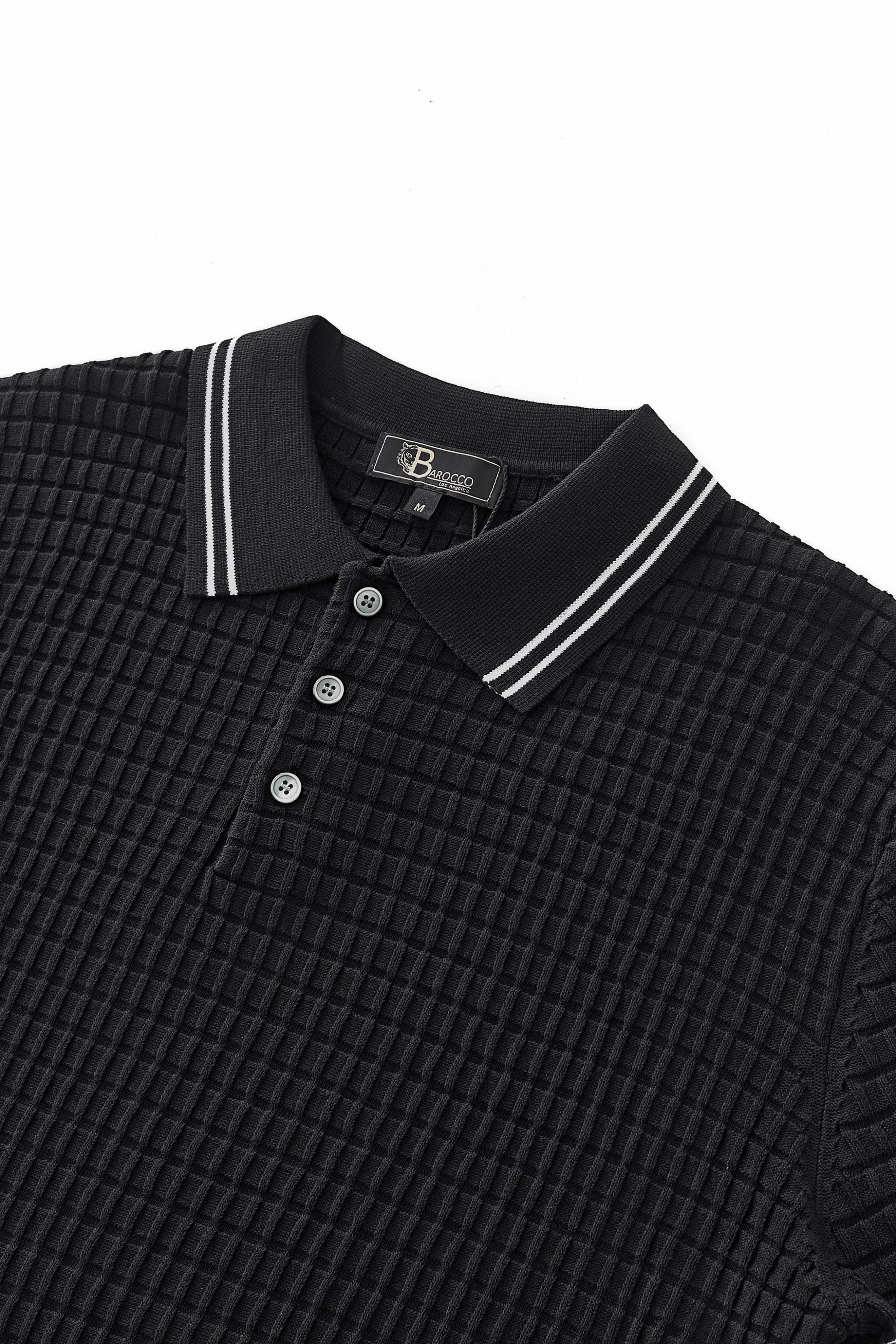 Refined Motion Polo BLACK - My Men's Shop