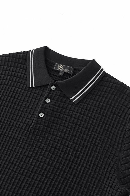 Refined Motion Polo BLACK - My Men's Shop